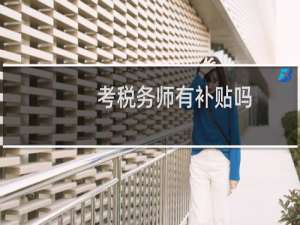 考税务师有补贴吗