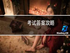 考试答案攻略