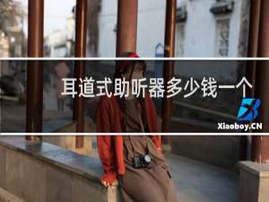 耳道式助听器多少钱一个