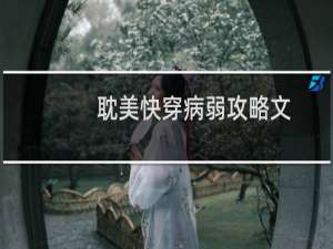 耽美快穿病弱攻略文