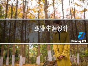职业生涯设计