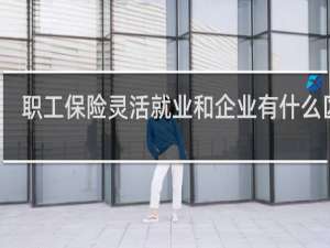 职工保险灵活就业和企业有什么区别