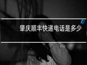 肇庆顺丰快递电话是多少