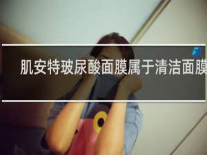 肌安特玻尿酸面膜属于清洁面膜吗