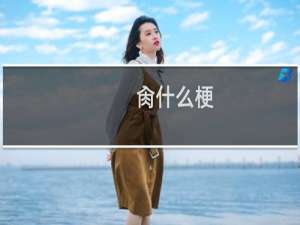 肏什么梗