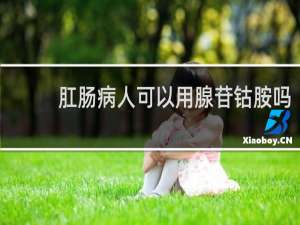 肛肠病人可以用腺苷钴胺吗