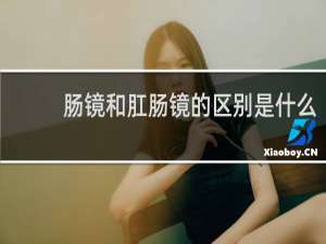 肠镜和肛肠镜的区别是什么