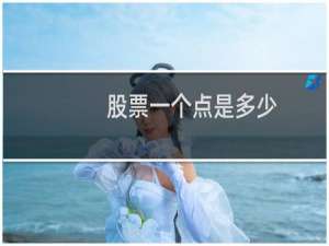 股票一个点是多少