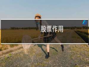 股票作用