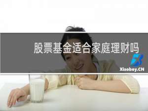 股票基金适合家庭理财吗
