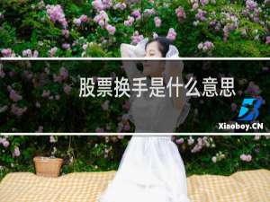 股票换手是什么意思