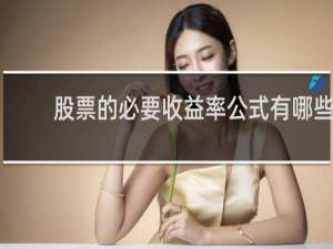 股票的必要收益率公式有哪些