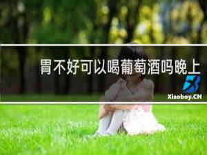 胃不好可以喝葡萄酒吗晚上