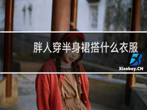 胖人穿半身裙搭什么衣服