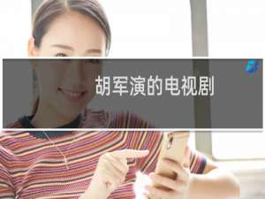 胡军演的电视剧