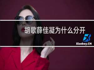 胡歌薛佳凝为什么分开（胡歌薛佳凝为什么分手）