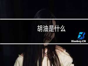 胡油是什么