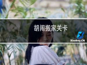 胡闹搬家关卡