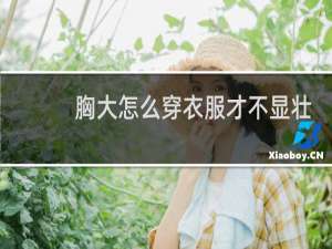 胸大怎么穿衣服才不显壮