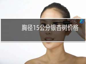 胸径15公分银杏树价格