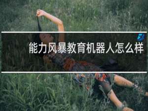 能力风暴教育机器人怎么样