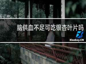 脑供血不足可吃银杏叶片吗