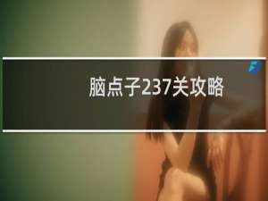 脑点子237关攻略