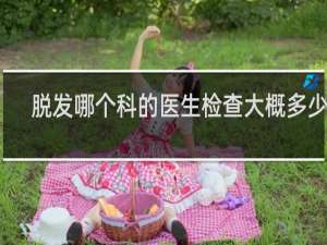 脱发哪个科的医生检查大概多少钱!
