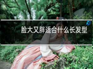 脸大又胖适合什么长发型