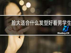 脸大适合什么发型好看男学生