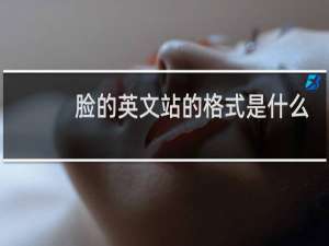 脸的英文站的格式是什么