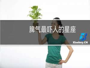 脾气最吓人的星座