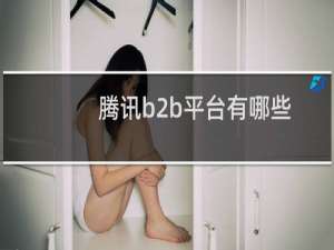 腾讯b2b平台有哪些
