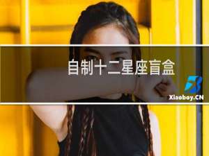 自制十二星座盲盒