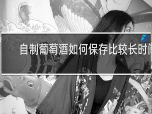 自制葡萄酒如何保存比较长时间