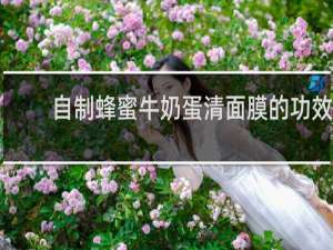自制蜂蜜牛奶蛋清面膜的功效