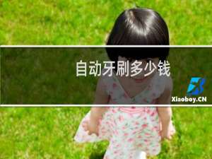 自动牙刷多少钱