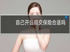 自己开公司交保险合适吗