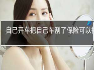 自己开车把自己车刮了保险可以报吗