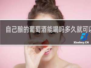 自己酿的葡萄酒能喝吗多久就可以喝