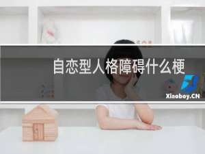 自恋型人格障碍什么梗？什么梗