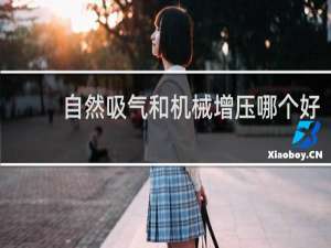 自然吸气和机械增压哪个好