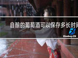 自酿的葡萄酒可以保存多长时间