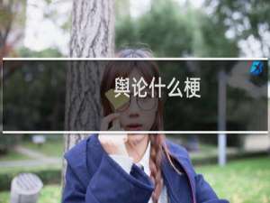 舆论什么梗