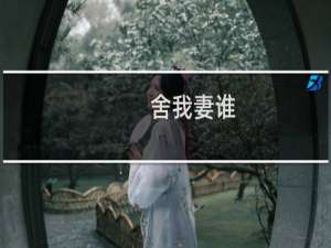 舍我妻谁