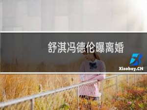 舒淇冯德伦曝离婚（冯德伦和舒淇离婚了吗）