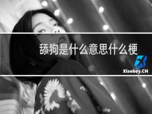 舔狗是什么意思什么梗