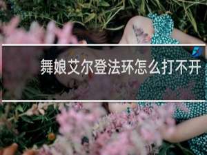 舞娘艾尔登法环怎么打不开