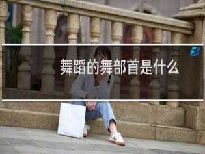 舞蹈的舞部首是什么