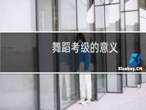 舞蹈考级的意义